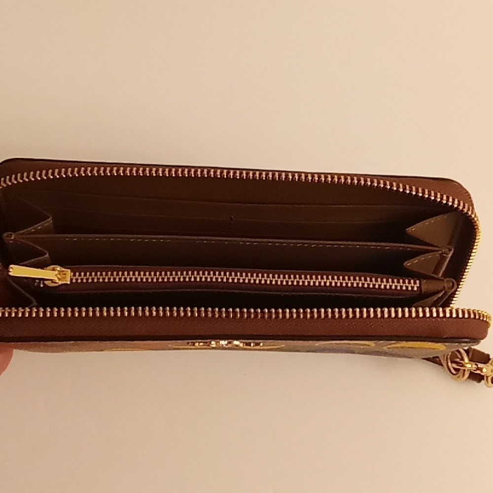 NEW COACH NEW YORK Party Festival Travel One Size Brown-Tan Multi Colors PD P - Picture 5 of 11